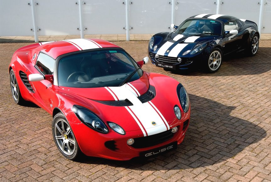 Lotus Elise red