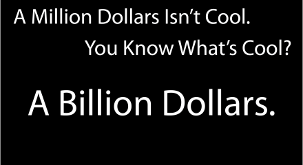 a million dollars isn't cool quote