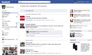 New Facebook Newsfeed