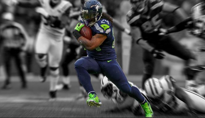 Marshawn Lynch workout